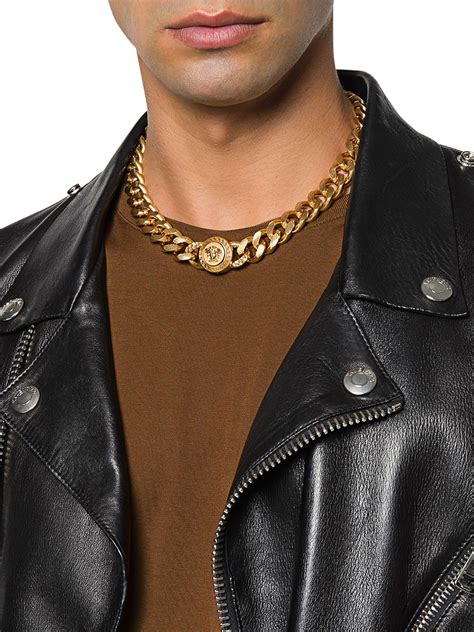 versace medusa choker necklace